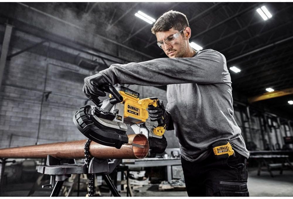 DEWALT 20V MAX Band Saw, 5" Cutting Capacity, Integrated Hang Hooks, Portable, For Deep Cuts, Bare Tool Only (DCS374B)