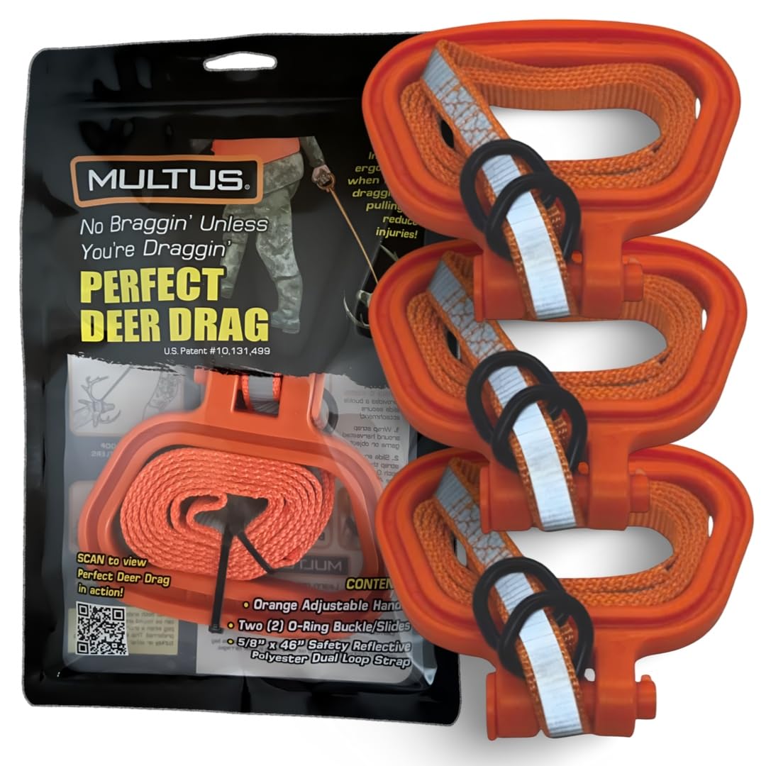 MULTUS Perfect Deer Drag Rope - Unique Hunting Gifts for Men - Essential Hunting Gear and Accessories - Deer Pull Strap