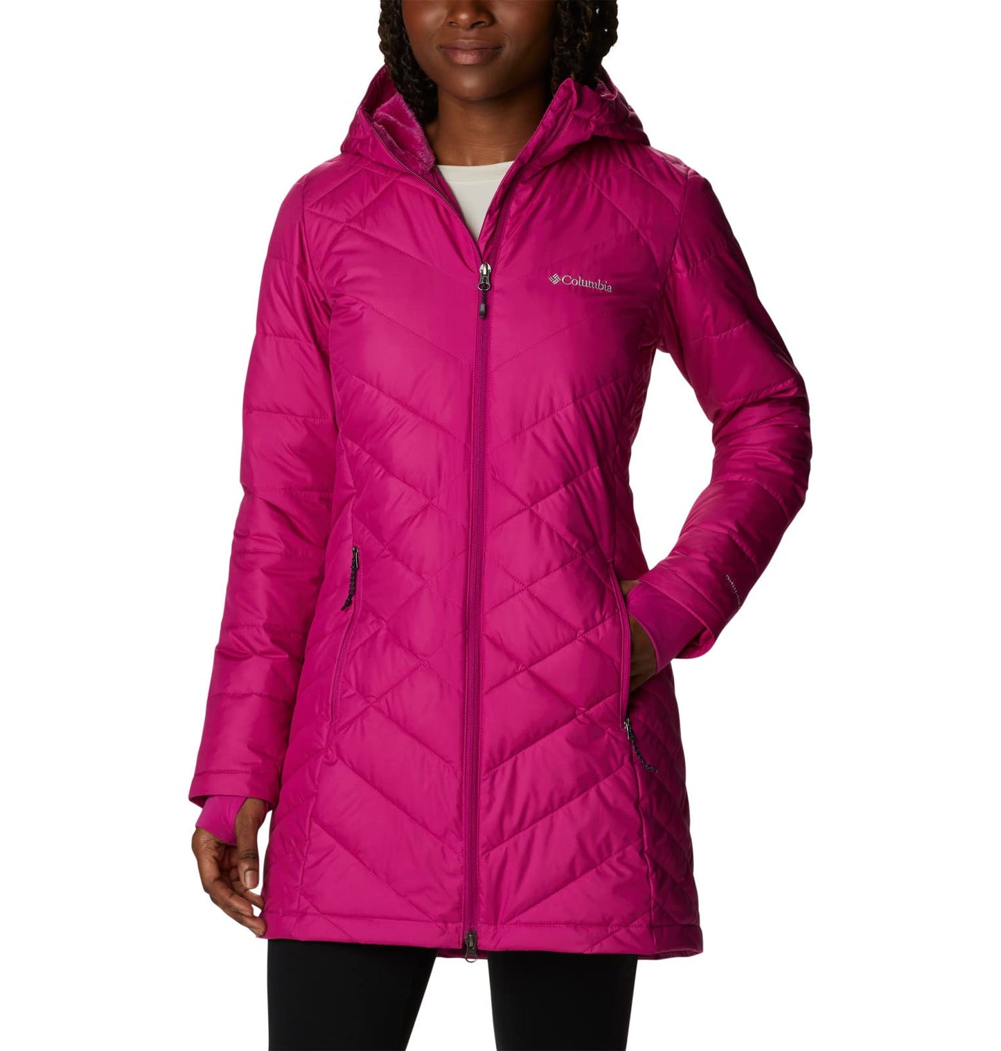 Columbia Women's Heavenly Long Hooded Jacket