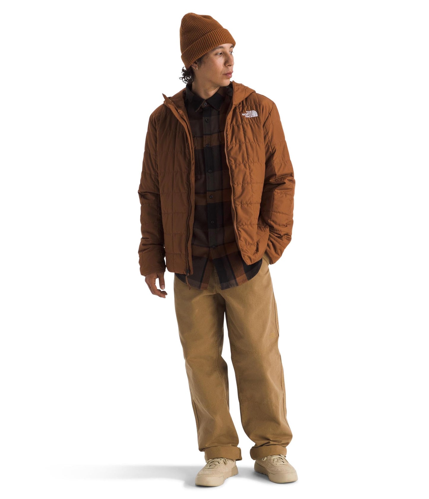 THE NORTH FACE Men's Junction Insulated Hoodie | Water Resistant With Heatseeker Insulation, 3-piece Hood & Zip Pockets