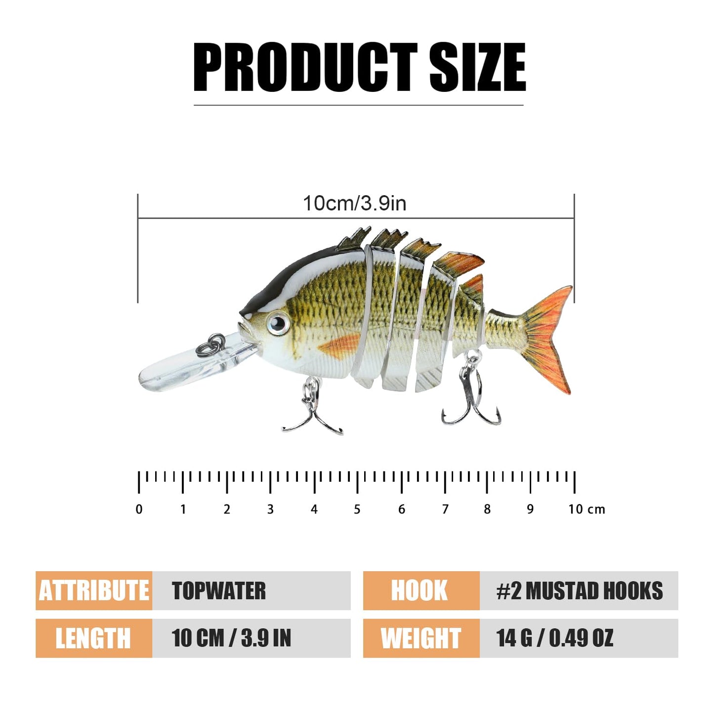 TRUSCEND Swimmax for Freshwater and Saltwater, Lifelike Fishing Lures for Bass Trout Crappie Walleye Pike Bluegill Salmon, Swimbait for Bass Fishing, Amazing Fishing Gear Gifts for Family Fishing