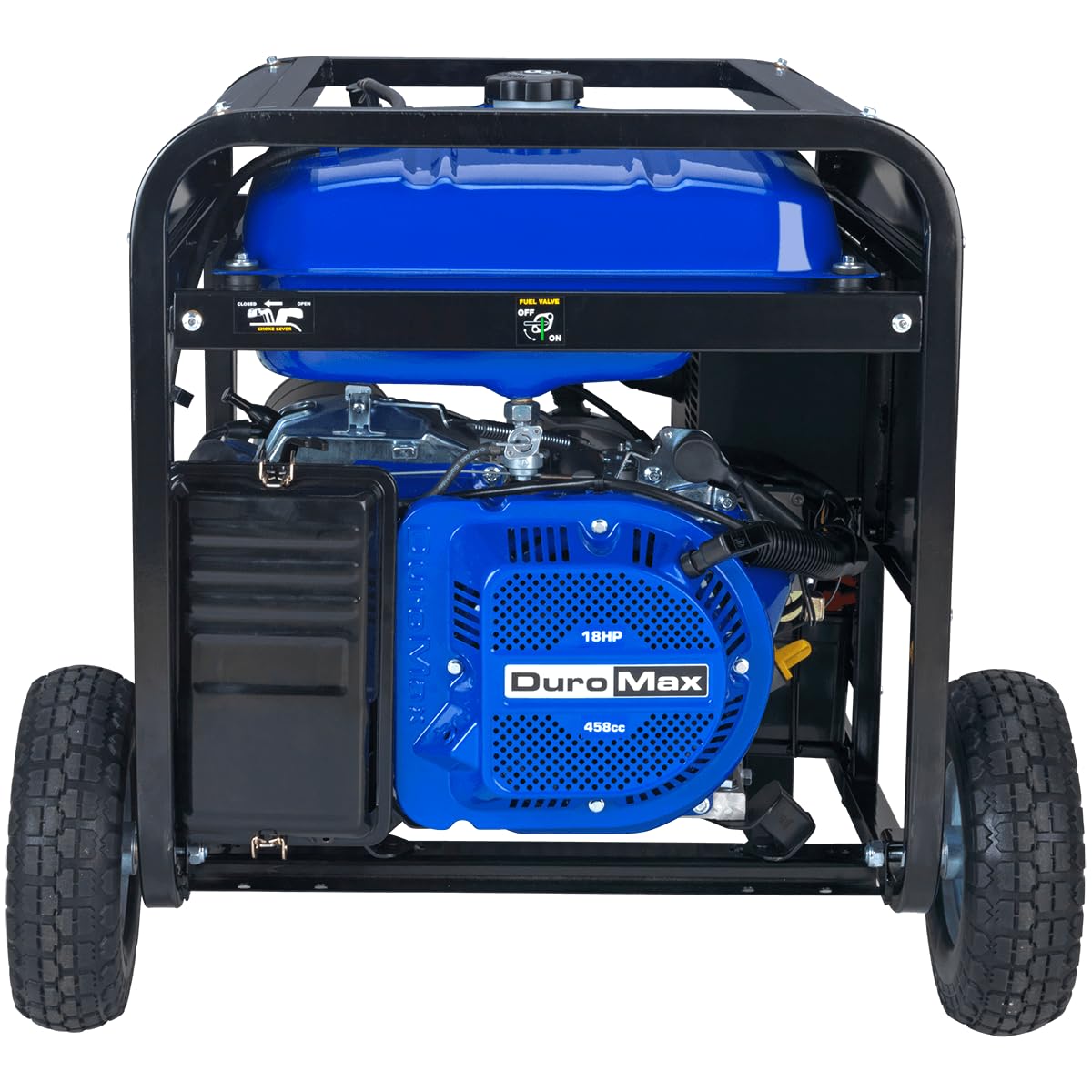 DuroMax XP13000EH 13,000-Watt Dual Fuel Portable Generator - Gas & Propane, Electric Start, Whole Home Backup Power, Transfer Switch Ready, RV & Emergency Ready