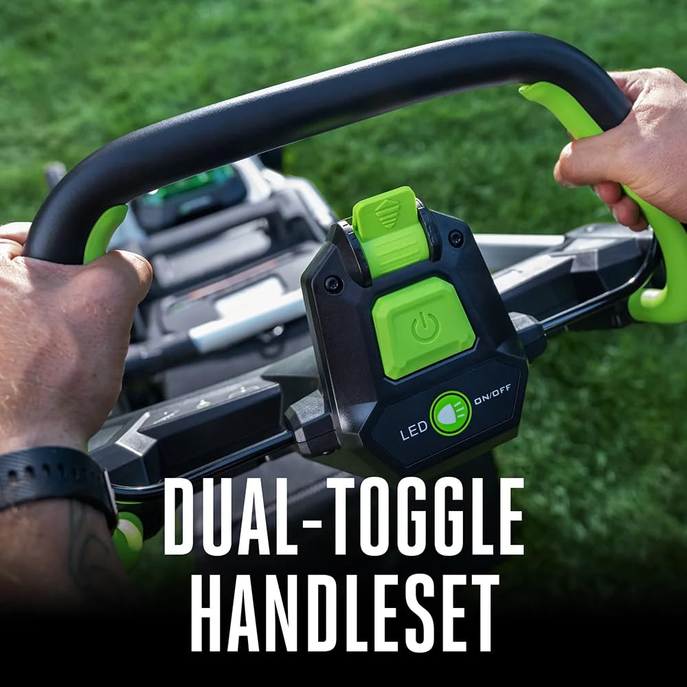 EGO POWER+ Electric Lawn Mower, Self-Propelled Cordless with Select Cut and Touch Drive, Includes 56V 7.5Ah Battery and Rapid Charger – LM2135SP