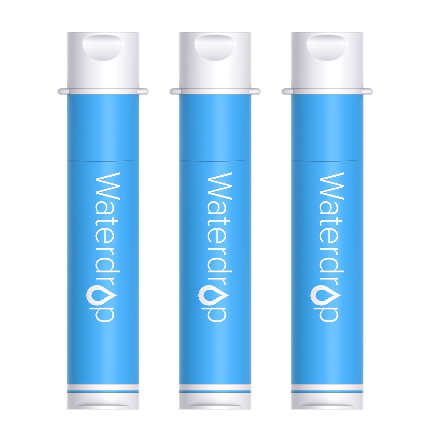 Waterdrop Gravity Water Filter Straw, Camping Water Filtration System, Water Purifier Survival for Travel, Backpacking and Emergency Preparedness, 1.5 gal Bag, 0.1 Micron, 5 Stage Filtration, Blue