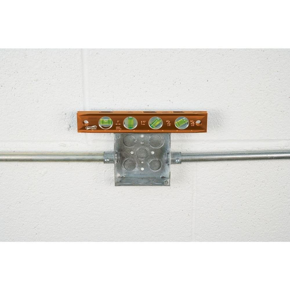 Swanson TL043M 9-Inch Savage Magnetic Torpedo Level, Orange