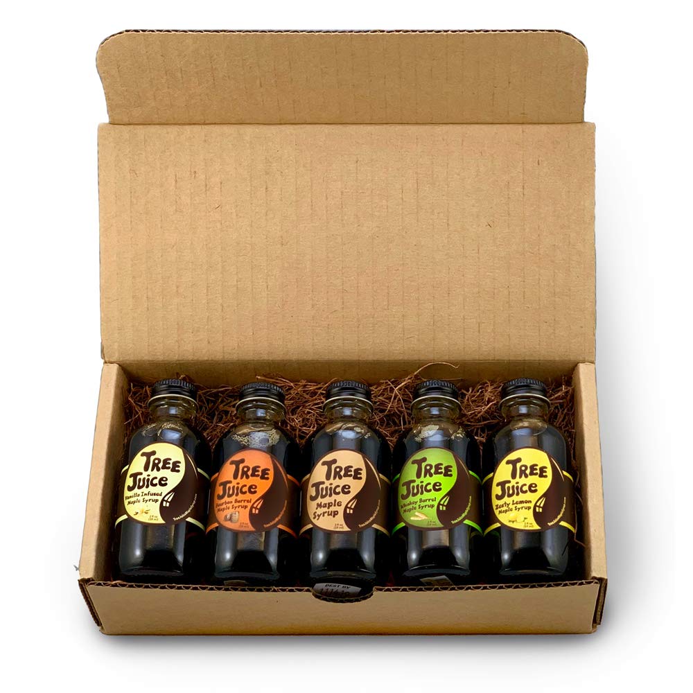 Tree Juice Maple Syrup Gift Box | Gift for Birthdays, Corporate, Holidays, and more | 6-2 ounce bottles…
