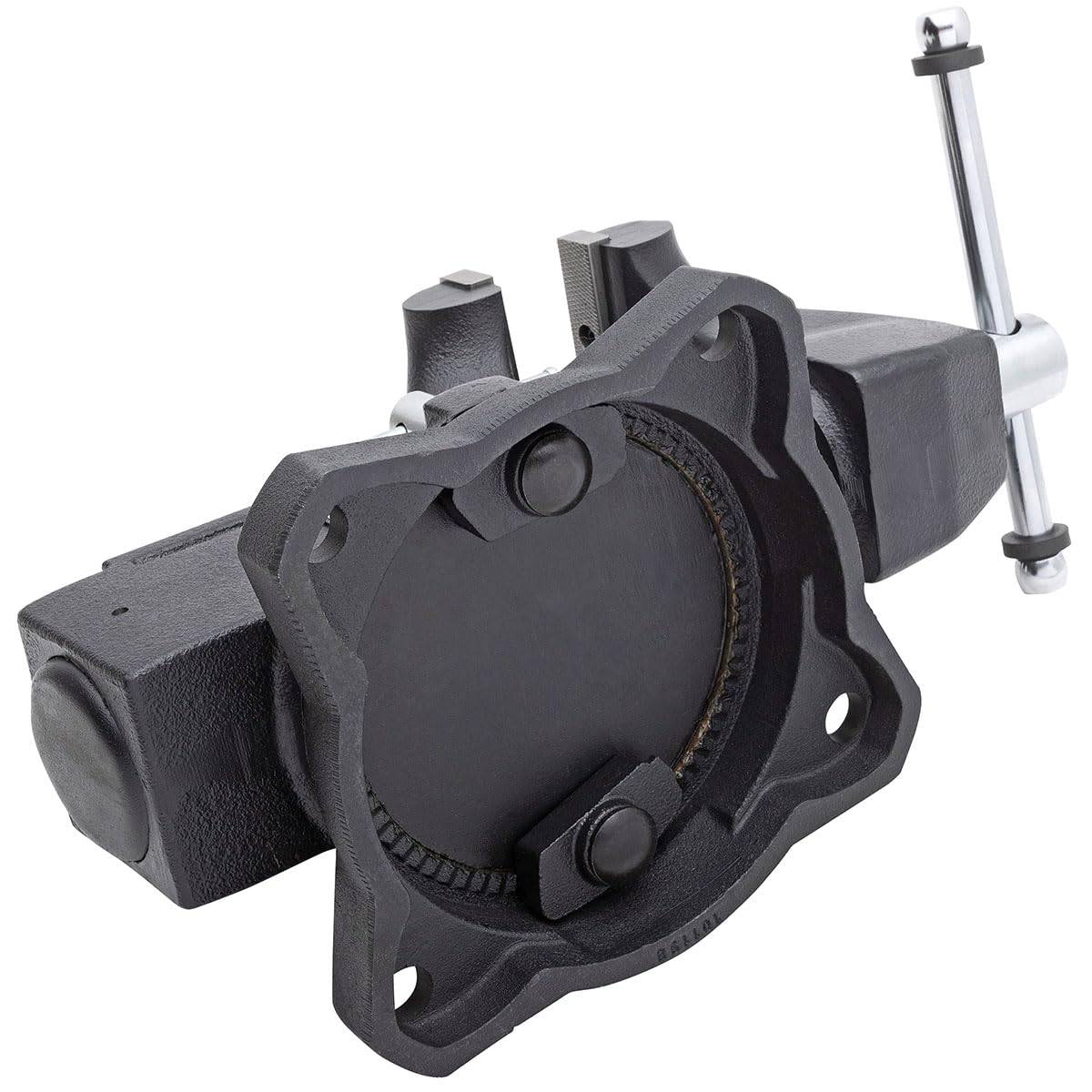 Yost HD550-C Heavy Duty 5-1/2 Inch Mechanics Work Bench Vise | Heavy Duty Woodworking & Metal Work Table with Secure Grip Swivel Base | 60,000 PSI Casting Iron Material with Extra-large Anvil Surface