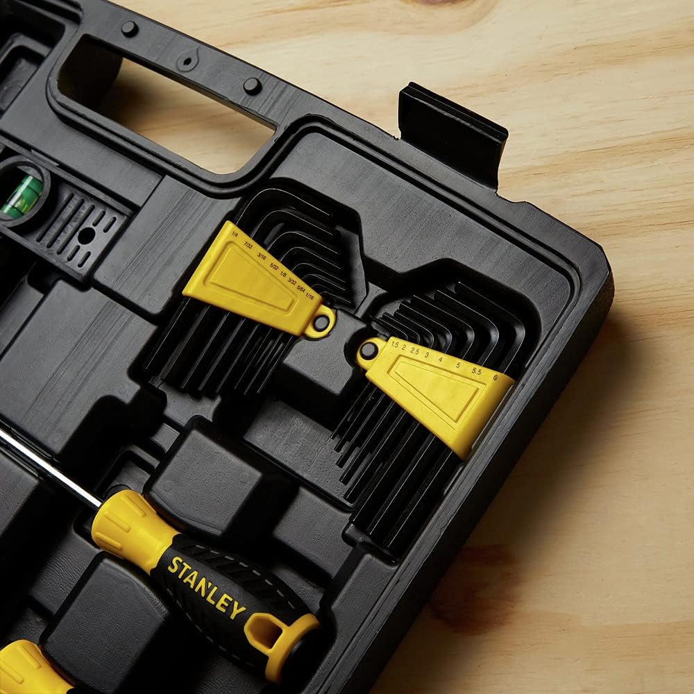 STANLEY Tool Set, Home/Mechanics, 65 Piece (94-248),Black