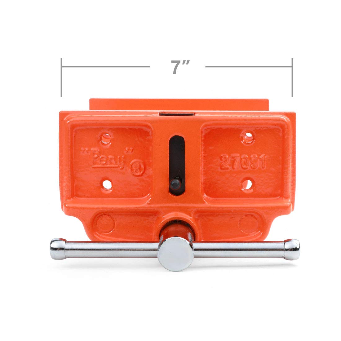 Pony Jorgensen 27091 Medium Duty Woodworker's Vise, Orange, Grey, 9-Inch By 7-Inch
