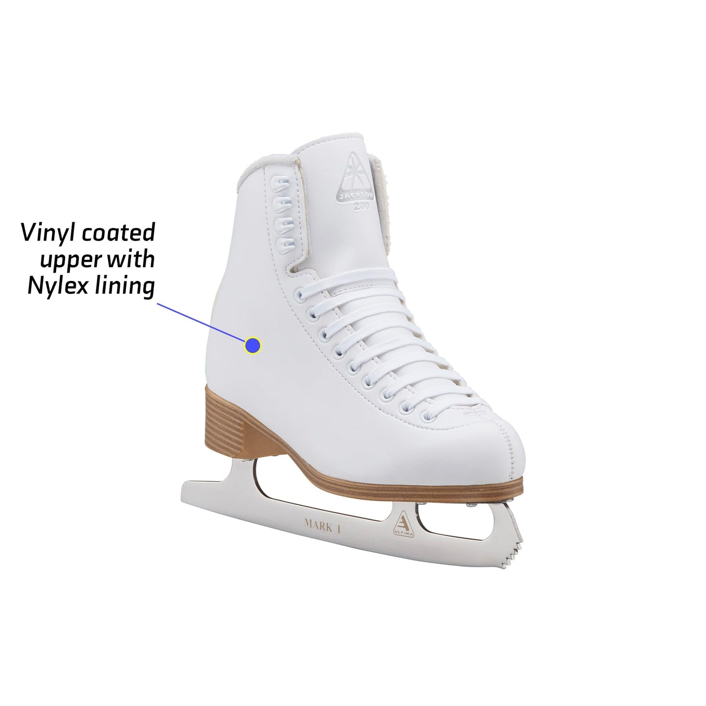 Jackson Ultima Classic 200 Womens/Girls Figure Ice Skates - Womens Size 7, Medium Width