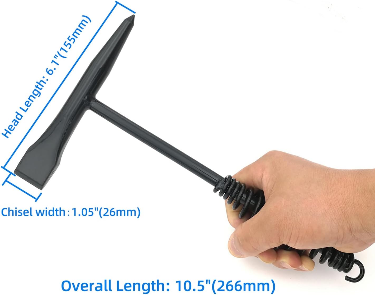 Welding Accessories,5pc,Chipping Hammer 10.5", Leather Welding Gloves 13.5",6-in-1 Welpers Pliers 8",Wire Brush 10"