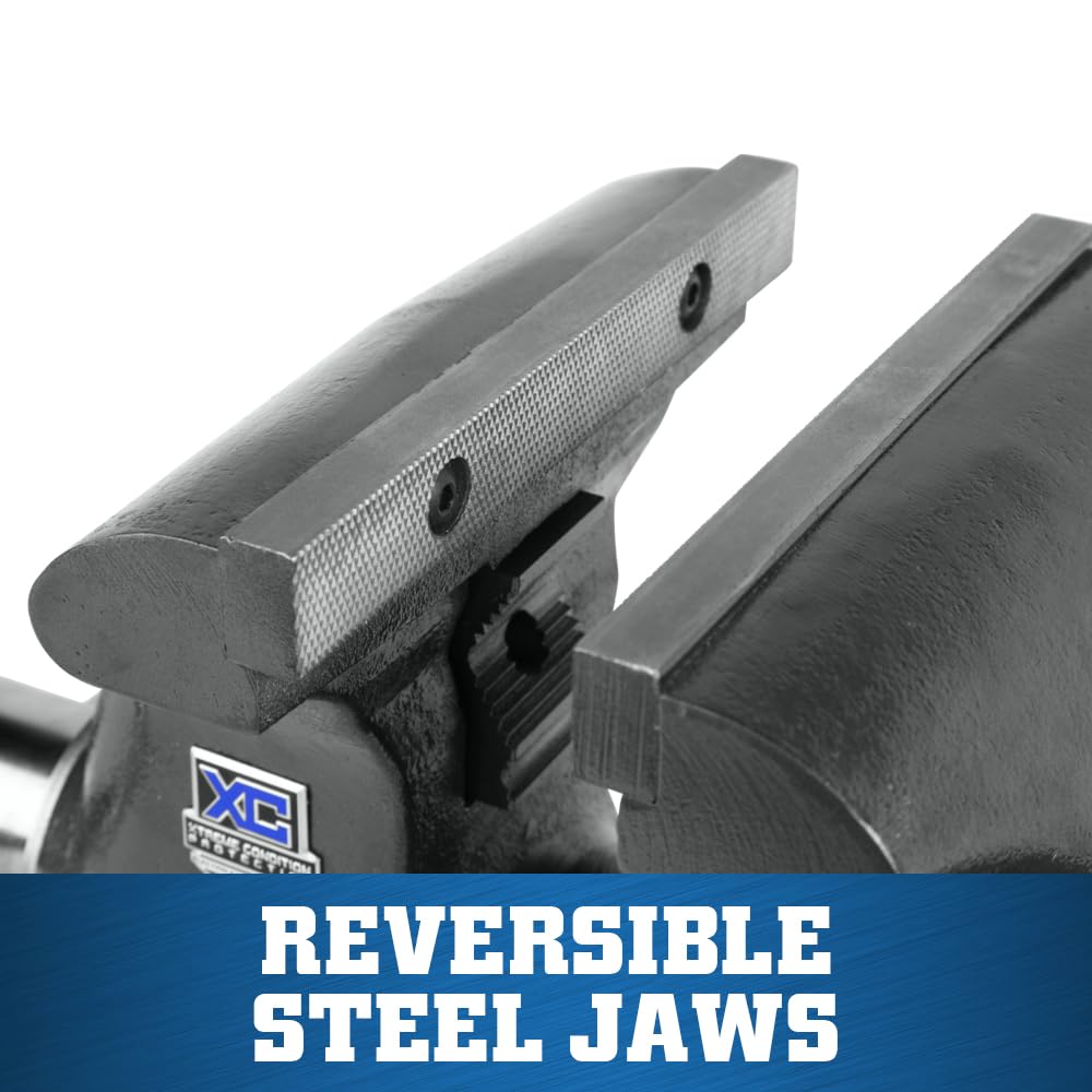 Wilton Tradesman XC Bench Vise, 8" Jaw Width, 6-3/4" Max Jaw Opening, 4-3/4" Throat (Model 1780XC)