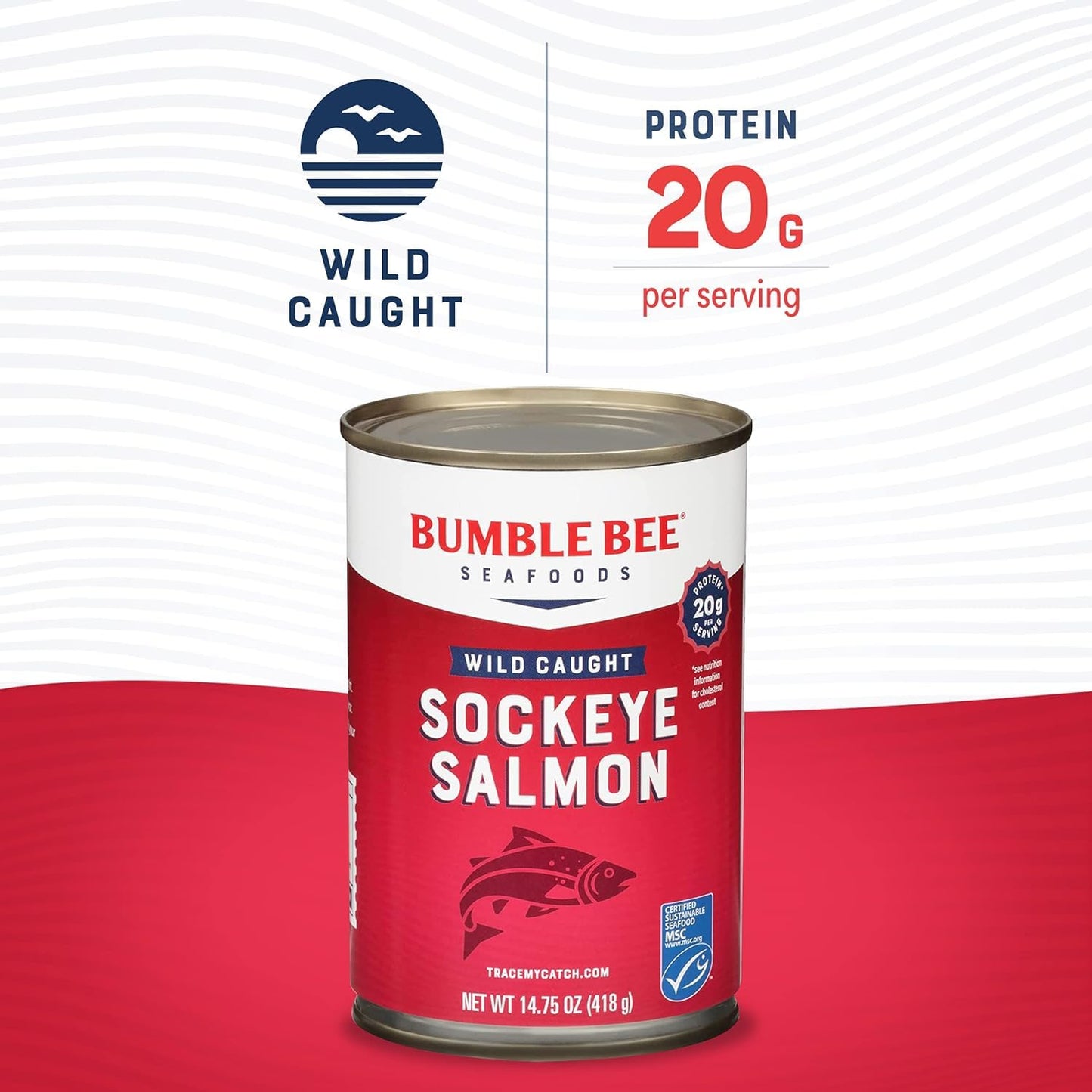 Bumble Bee Smoke Flavored Red Coho Salmon Fillets in Oil, 3.75 oz (Pack of 1) - 19g Protein - Skinless, Boneless - Great for Snacks & Recipes - Gluten Free