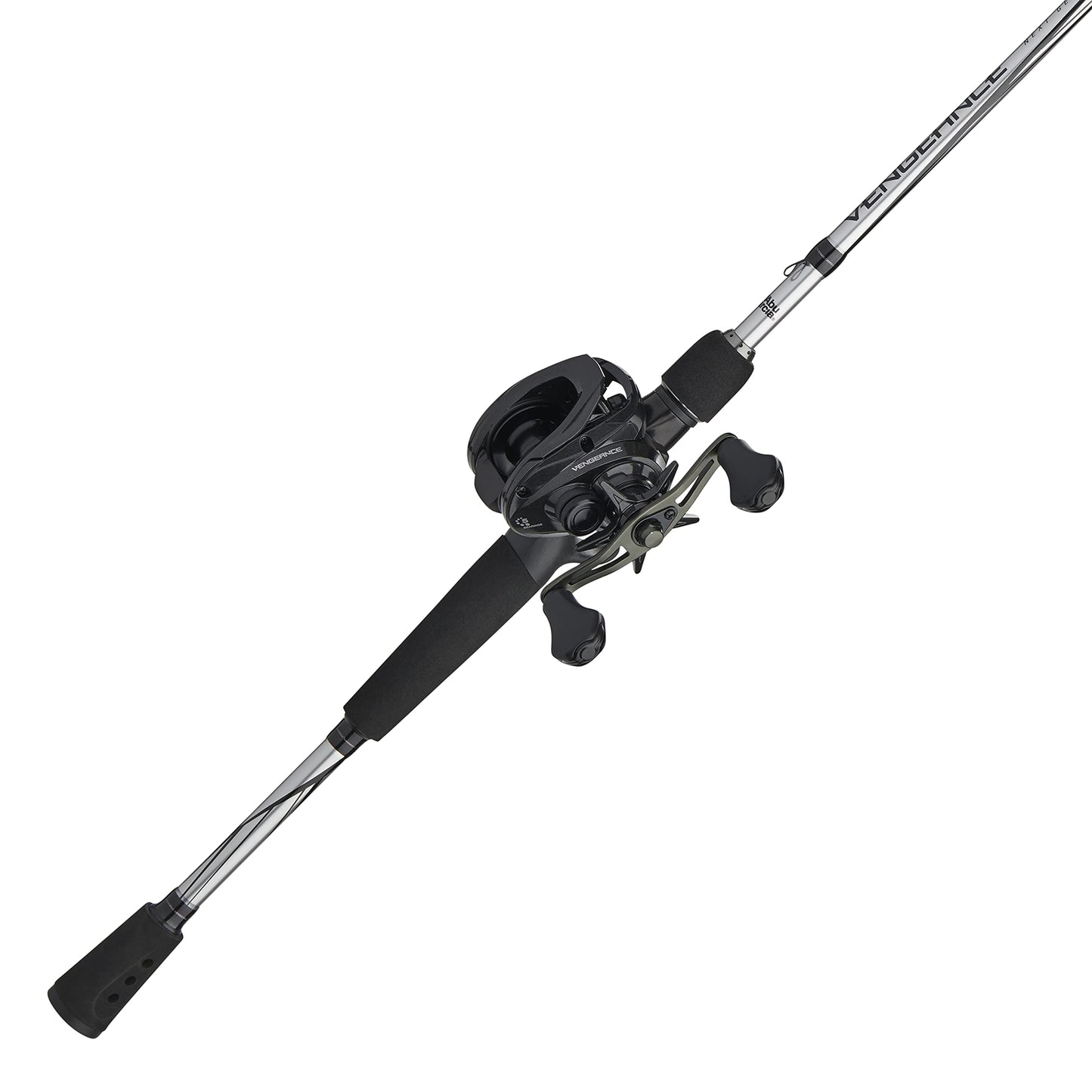Abu Garcia Vengeance Low Profile Baitcast Reel and Fishing Rod Combo