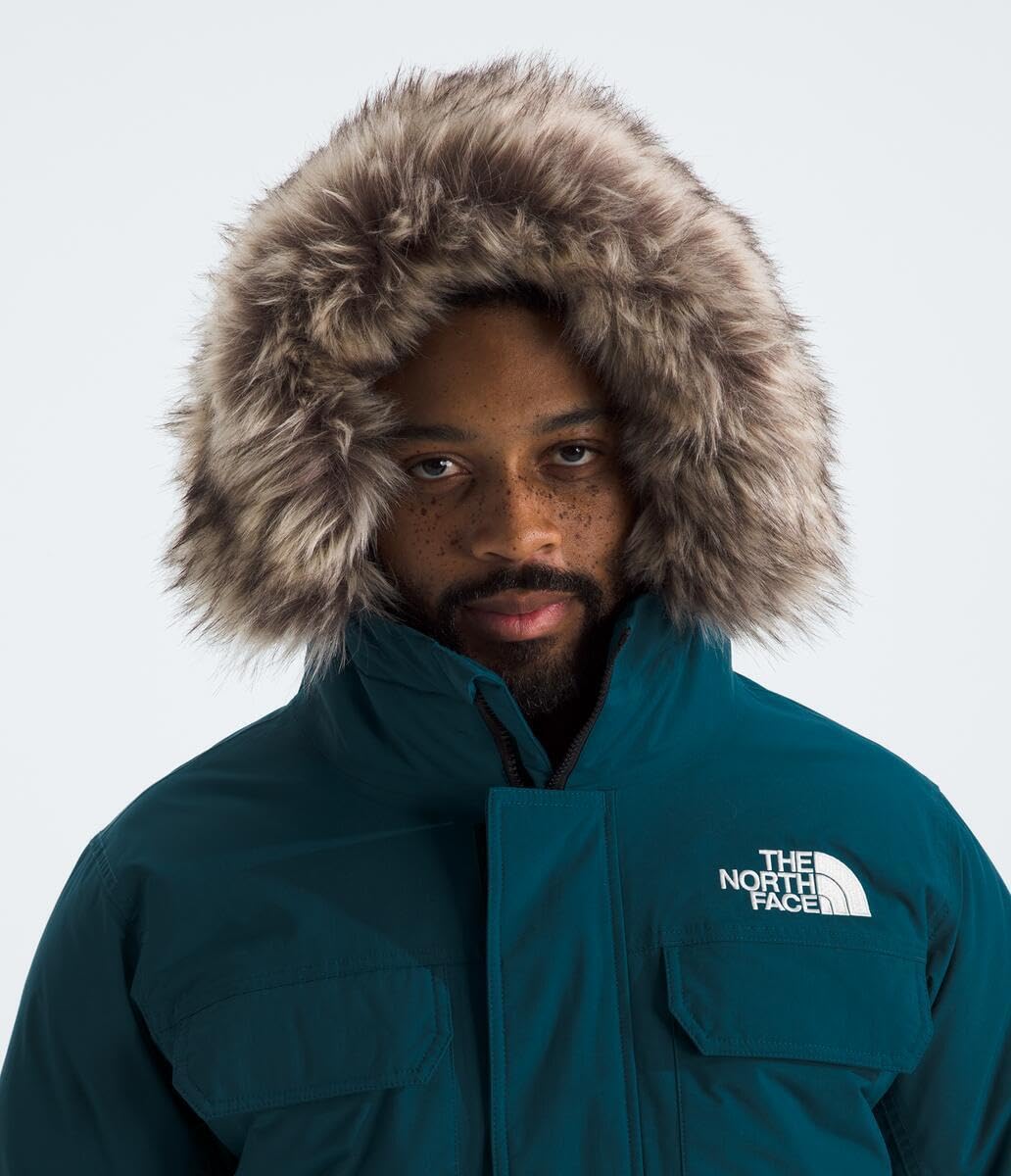 THE NORTH FACE Men's McMurdo Bomber Jacket | Waterproof, Waterfowl Down Insulation, Hooded Jacket