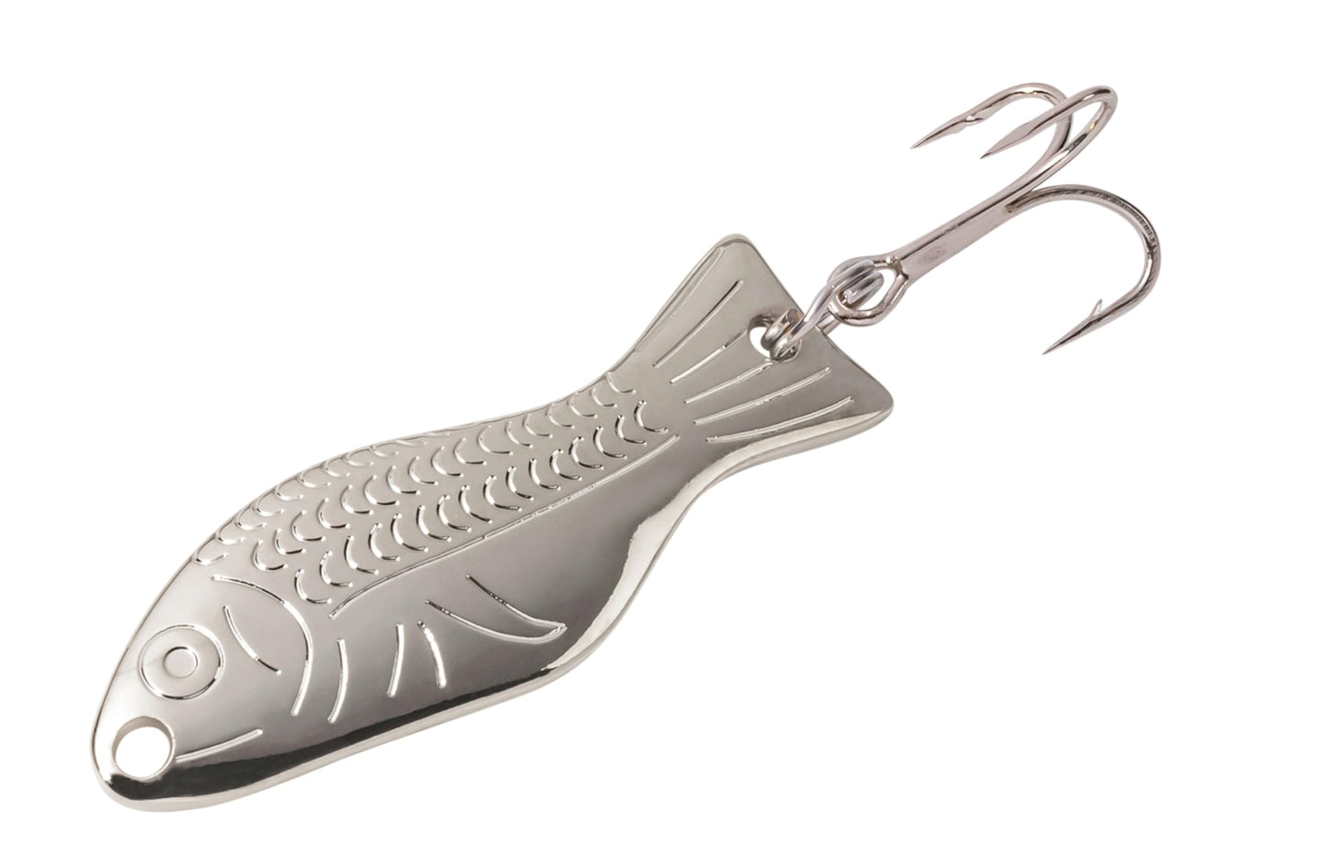 AL's Goldfish Lure Company, Rust Free Goldfish Freshwater Fishing Spoon, Treble Hook, Trout, Salmon, Bass, Walleye, Crappie, Panfish, and Pike. Sizes 3/16 oz., 1/4 oz. or 1/2 oz