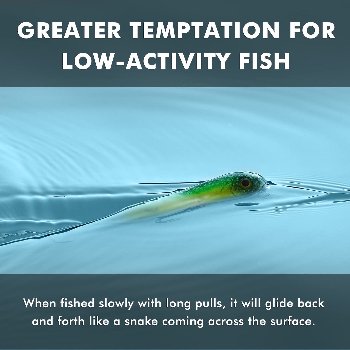 TRUSCEND PoPobait Plopper with BKK Hooks, Top Water Fishing Lures for Bass Walleye Pike Catfish Musky Perch, Floating Lure for Freshwater or Saltwater, Amazing Teasers Fishing Gifts for Family Fishing