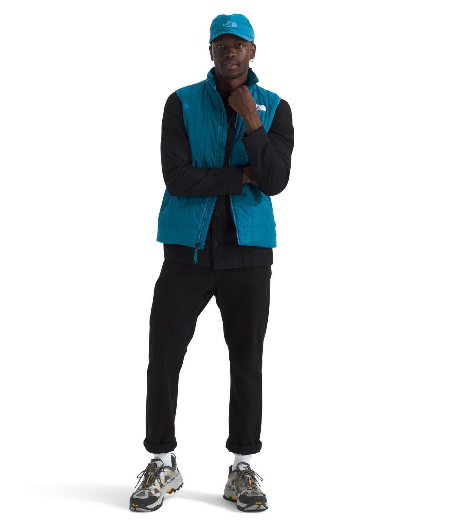 THE NORTH FACE Men's Junction Insulated Vest | Water Resistant With Heatseeker Insulation, Stretch Bindings & Zip Pockets