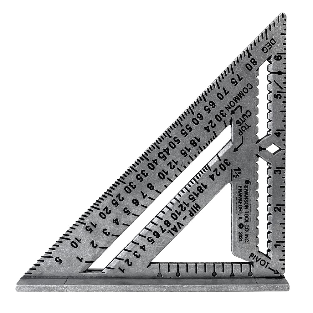 SWANSON Tool Co S0101 7 Inch Speed Square, Blue