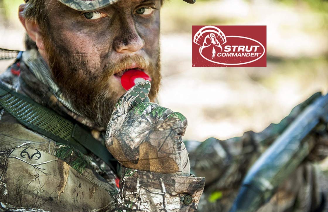 Strut Commander Turkey Mouth Call | Must Have Hunting Accessory | Turkey Hunting Reed Realistic Sound Mouth Call