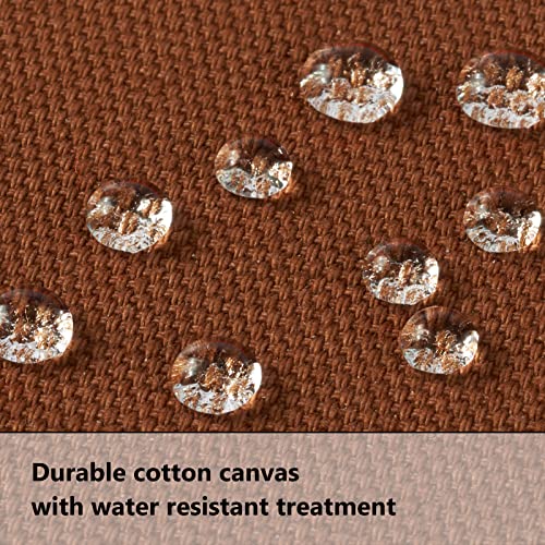 BASSDASH Upland Game Field Water-Resistant Bird Hunting Vest with Multi Pockets Brown/Orange Men Women FV11