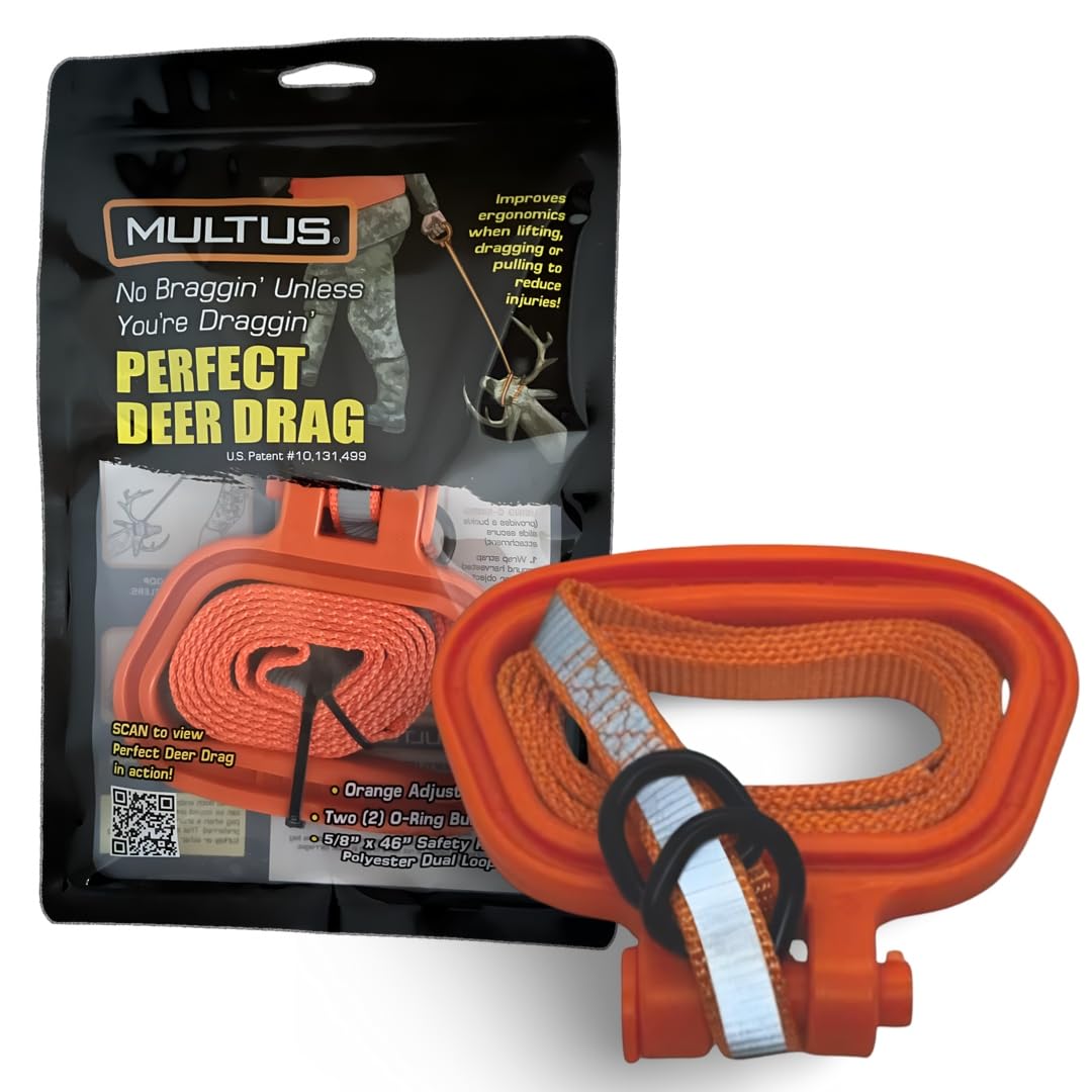 MULTUS Perfect Deer Drag Rope - Unique Hunting Gifts for Men - Essential Hunting Gear and Accessories - Deer Pull Strap