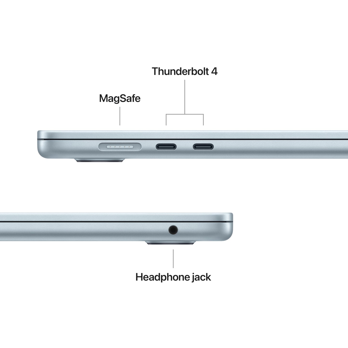 Apple 2025 MacBook Air 15-inch Laptop with M4 chip: Built for Apple Intelligence, 15.3-inch Liquid Retina Display, 24GB Unified Memory, 512GB SSD Storage, 12MP Center Stage Camera, Touch ID; Sky Blue
