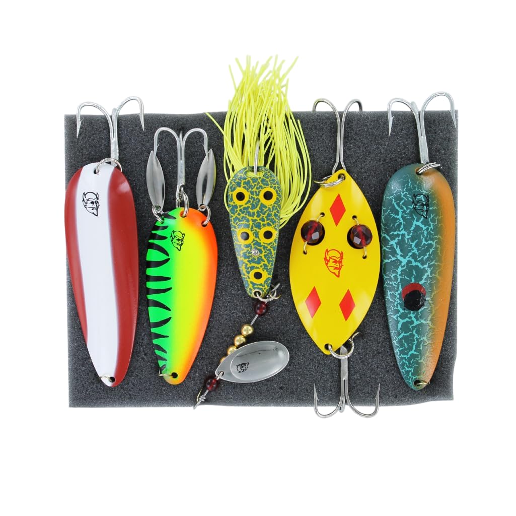 Dardevle Brass Back 1 oz Fishing Spoons