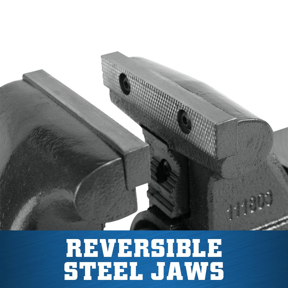 Wilton Tradesman XC Bench Vise, 8" Jaw Width, 6-3/4" Max Jaw Opening, 4-3/4" Throat (Model 1780XC)