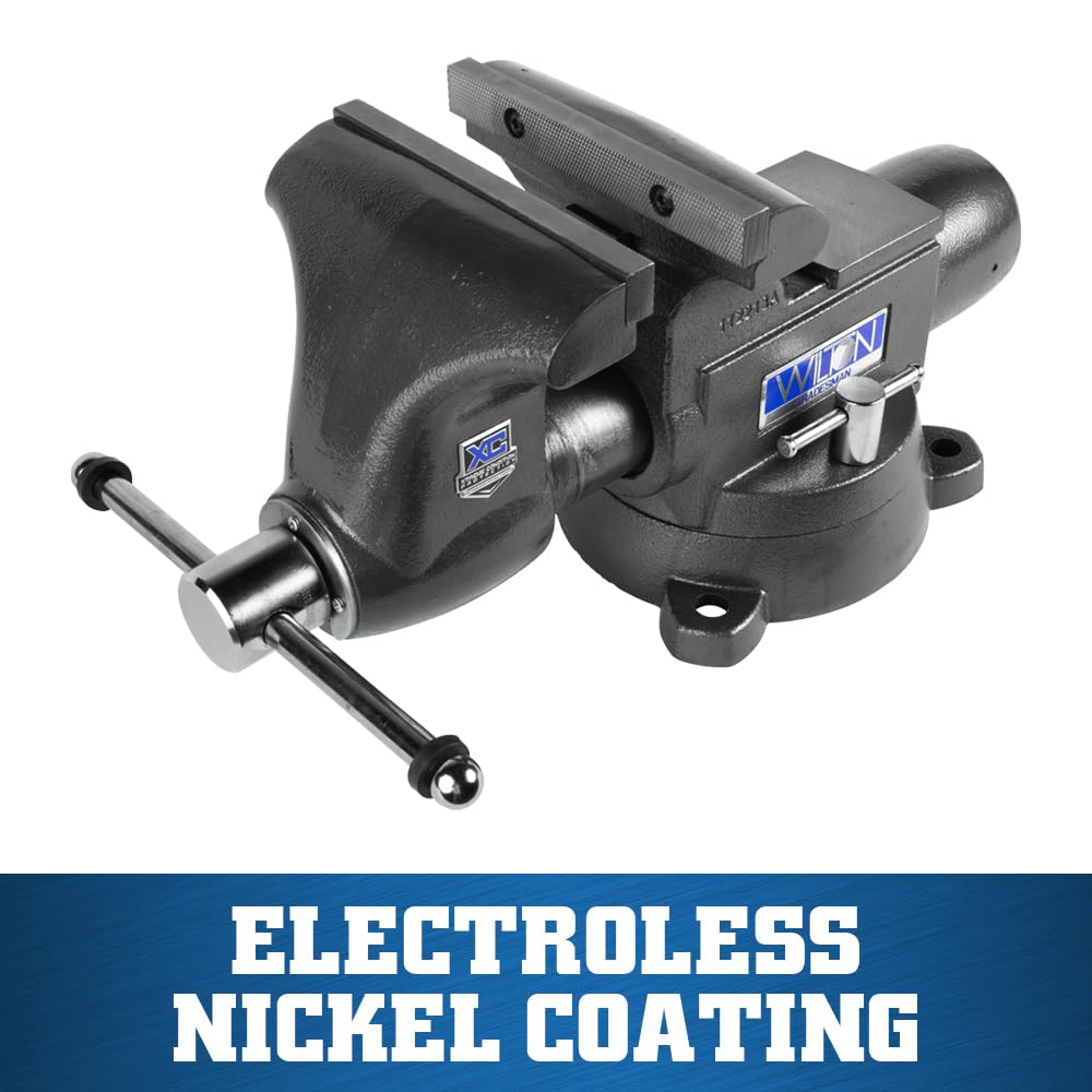 Wilton Tradesman XC Bench Vise, 8" Jaw Width, 6-3/4" Max Jaw Opening, 4-3/4" Throat (Model 1780XC)