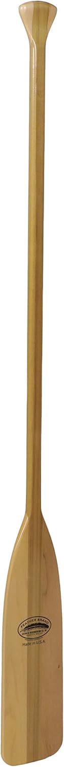 Attwood 11762-1 Canoe Paddle, Wooden, 5-Feet Long, Ergonomic Grip, Premium Wood Construction, Protective Finish