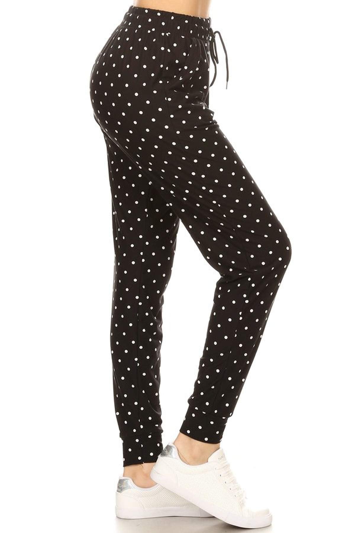 Leggings Depot Women's Relaxed-fit Jogger Track Cuff Sweatpants with Pockets for Yoga, Workout