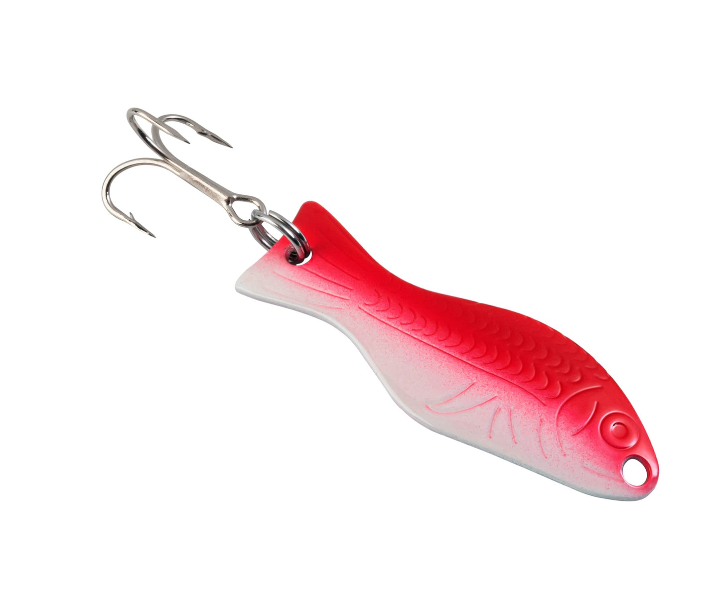 AL's Goldfish Lure Company, Rust Free Goldfish Freshwater Fishing Spoon, Treble Hook, Trout, Salmon, Bass, Walleye, Crappie, Panfish, and Pike. Sizes 3/16 oz., 1/4 oz. or 1/2 oz