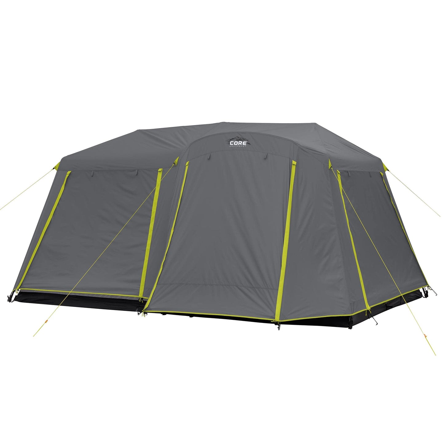 CORE Instant Cabin Tents | 6 Person / 9 Person / 10 Person / 12 Person Family Cabin Multi Room Pop Up Tents Car Camping | Included Storage Pockets for Camping Accessories