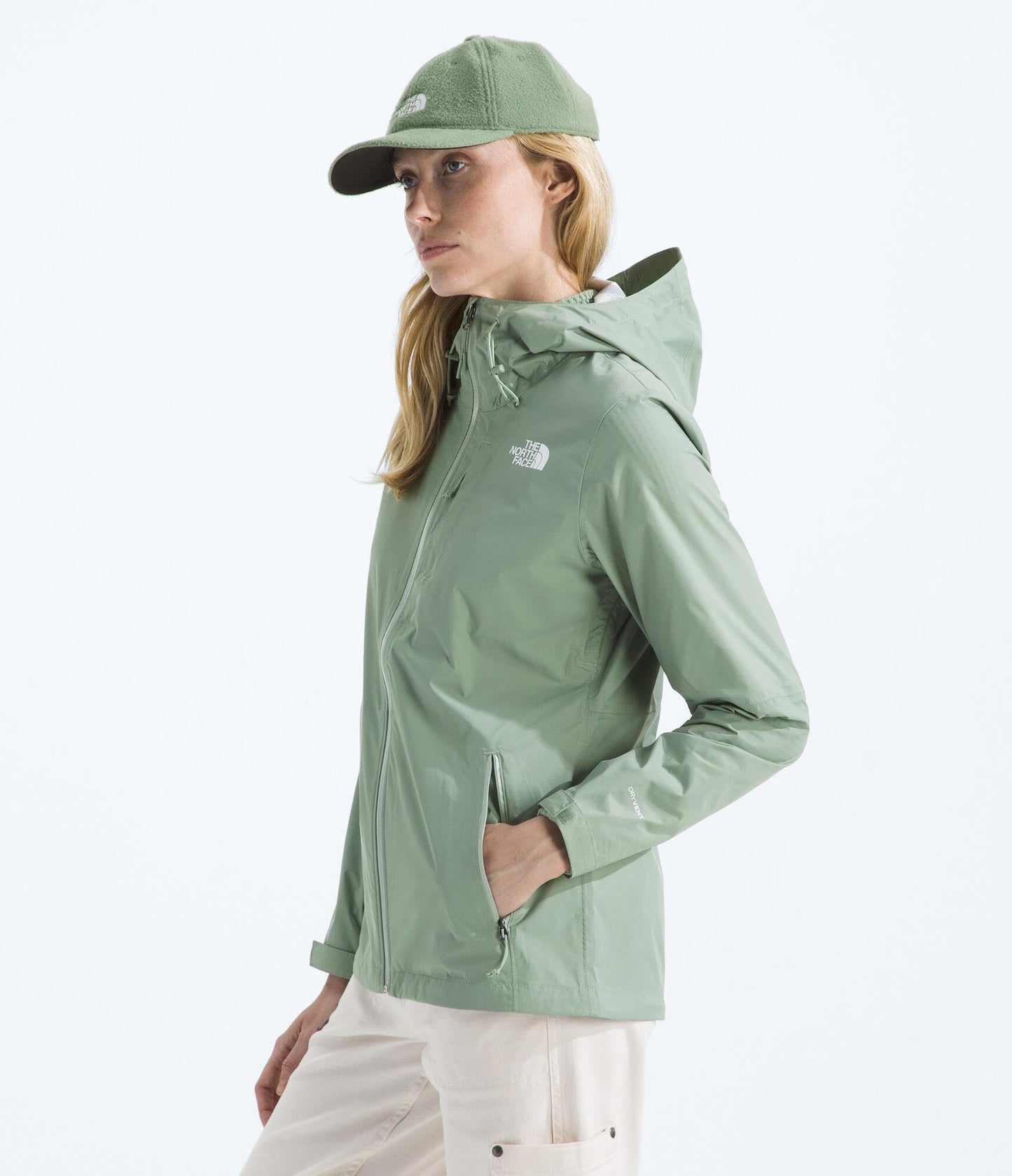 THE NORTH FACE Women's Alta Vista Rain Jacket | 3 Piece Hood With Adjustable Cinch-cord, Waterproof, Breathable
