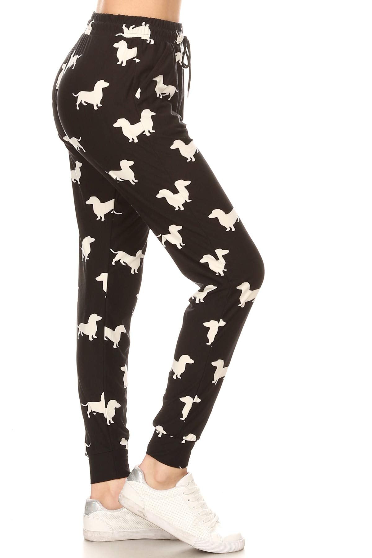 Leggings Depot Women's Relaxed-fit Jogger Track Cuff Sweatpants with Pockets for Yoga, Workout