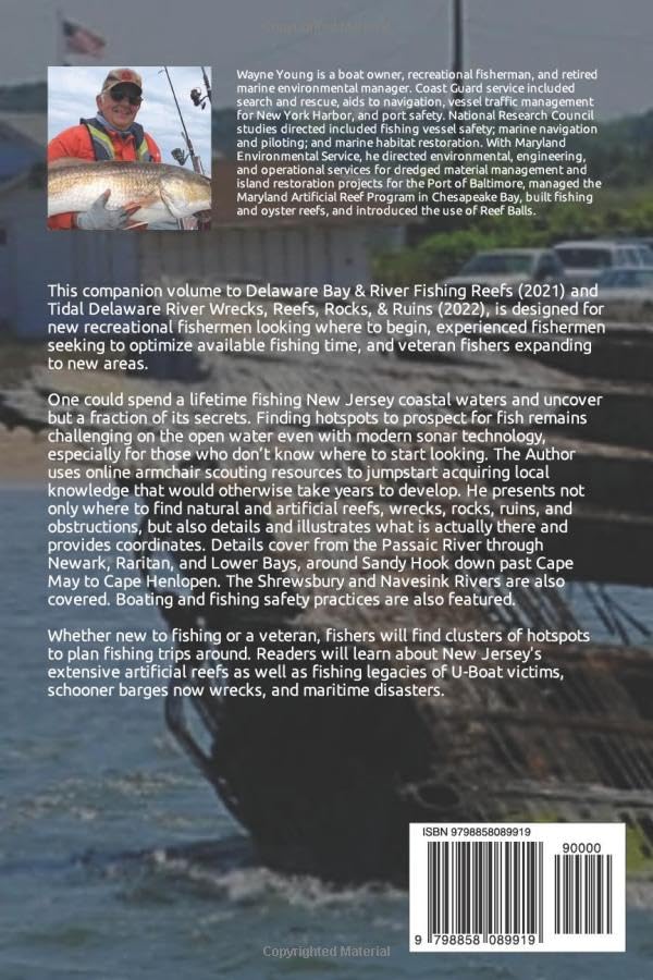 New Jersey Fishing Reefs & Wrecks: Reefs, Rocks, Wrecks, Obstructions, & Fish Havens Inside Sandy Hook & Along the Atlantic Coast (Mid-Atlantic Fishing Reefs)