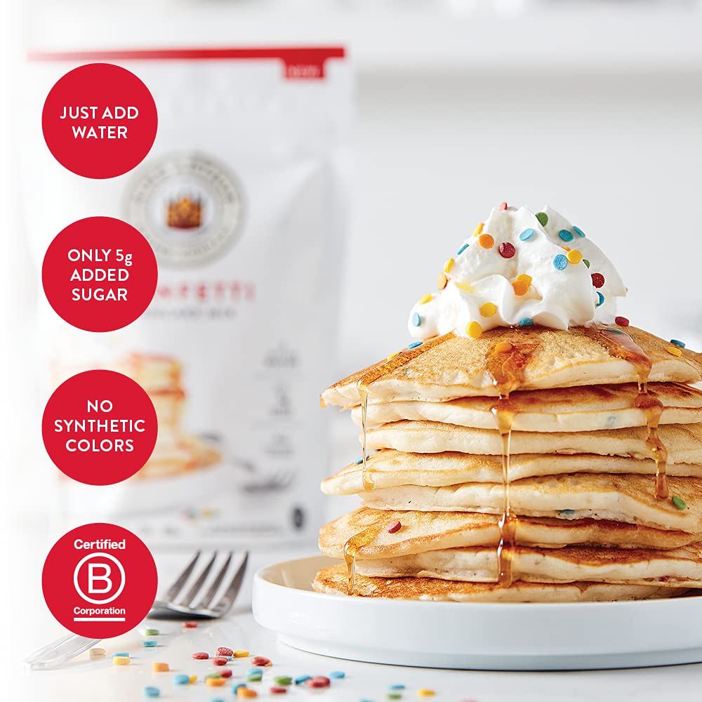 King Arthur Buttermilk Pancake Mix Just Add Water, Sourced Non-GMO, Certified Kosher, 16 Oz