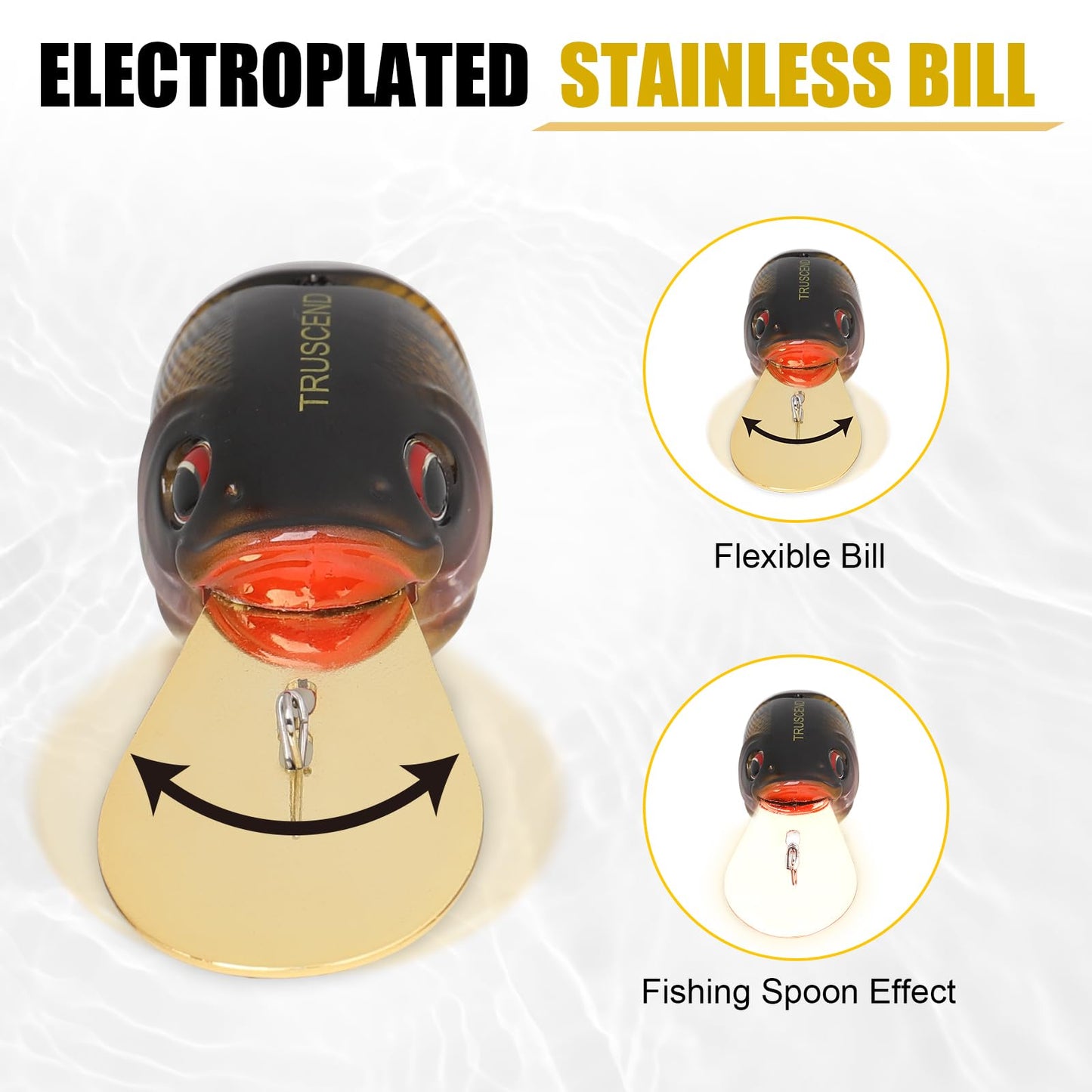 TRUSCEND Swimmax for Freshwater and Saltwater, Lifelike Fishing Lures for Bass Trout Crappie Walleye Pike Bluegill Salmon, Swimbait for Bass Fishing, Amazing Fishing Gear Gifts for Family Fishing