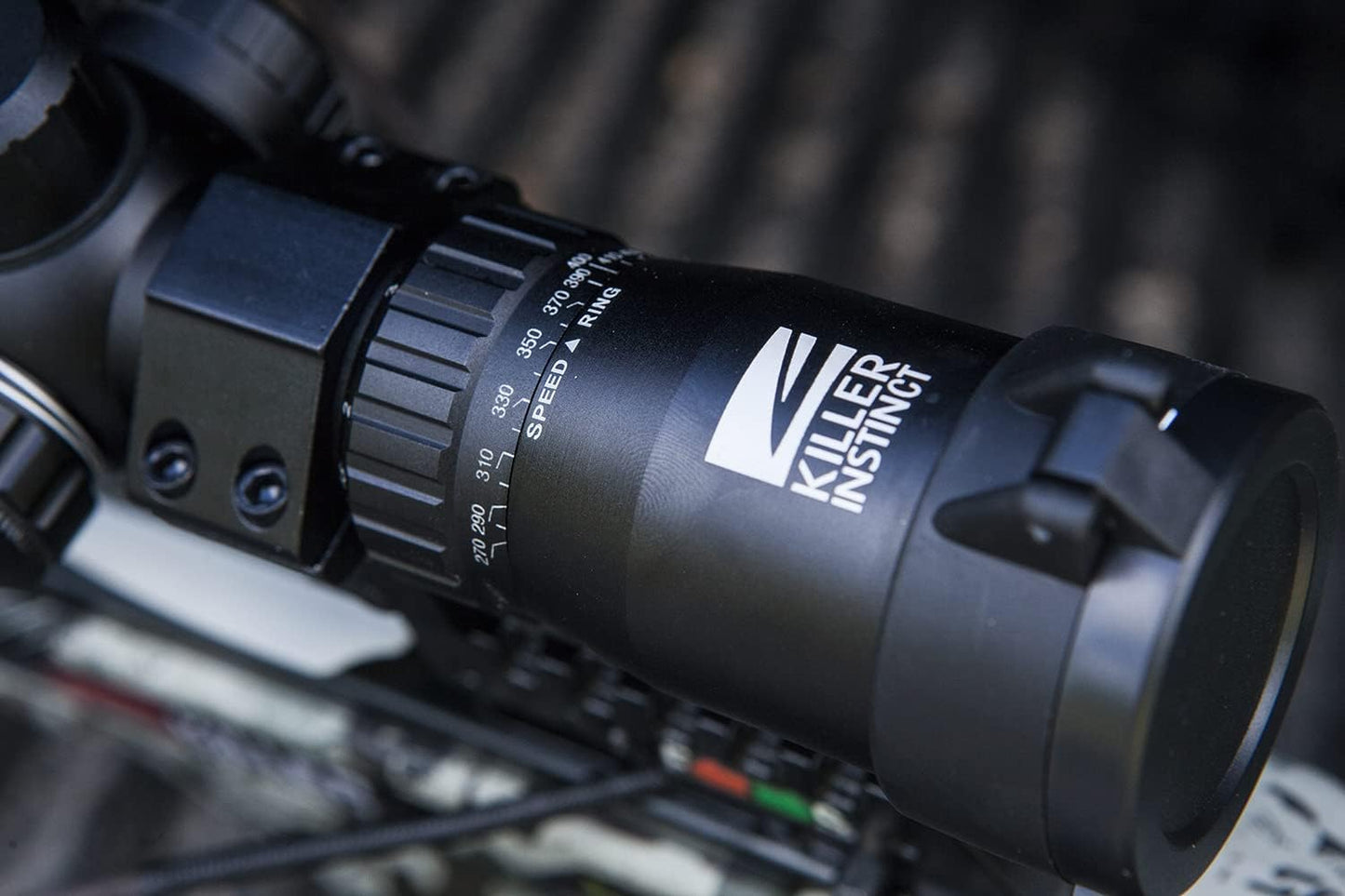 Killer Instinct's Lumix Speedring™ Crossbow Scope! This Scope Has an Adjustable Ring for Varying Speeds If You are Using Our Heavier Hypr KE Crossbow Bolts! This Scope is 1.5-5 X 32