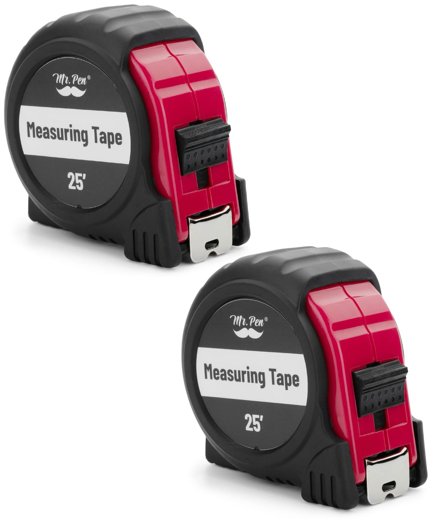 Mr. Pen 25-Foot Steel Retractable Tape Measure with Easy Read Fractions