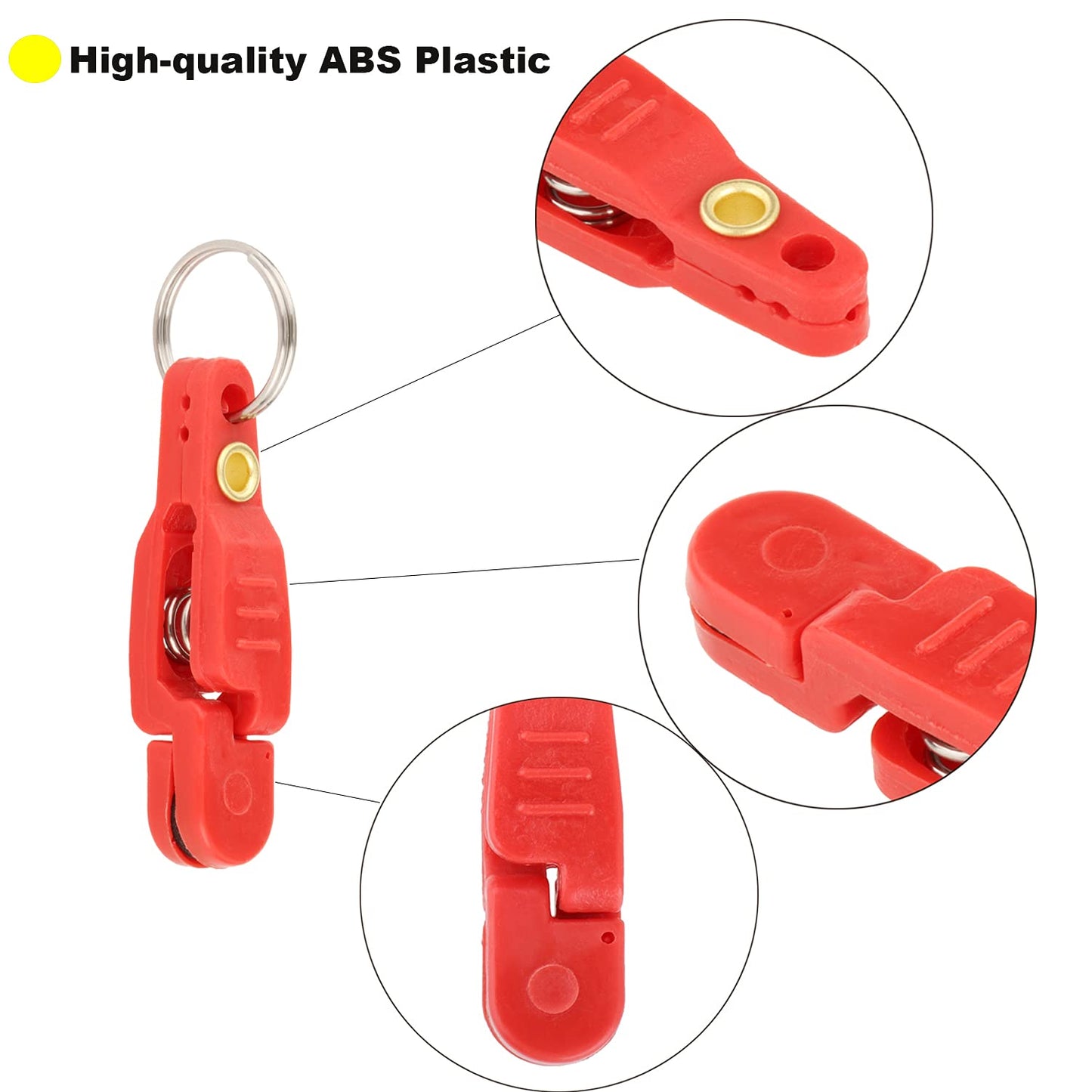 10Pcs Heavy Tension Downrigger Release Clips for Offshore Fishing, Planer Board, Weight, Kite