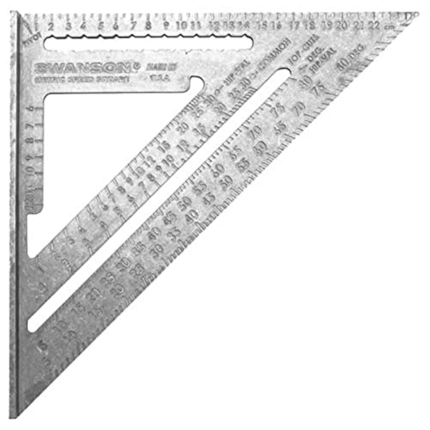SWANSON Tool Co S0101 7 Inch Speed Square, Blue