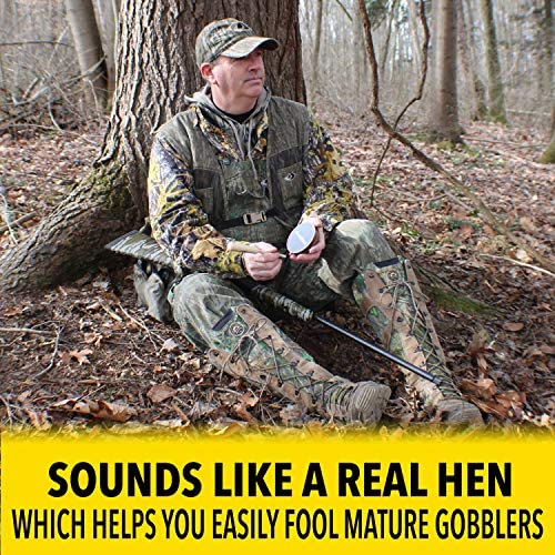 Turkey Pot Calls – Turkey Glass Calls & Slate Calls with Strikers – Realistic Turkey Calls for Hunting and Lures