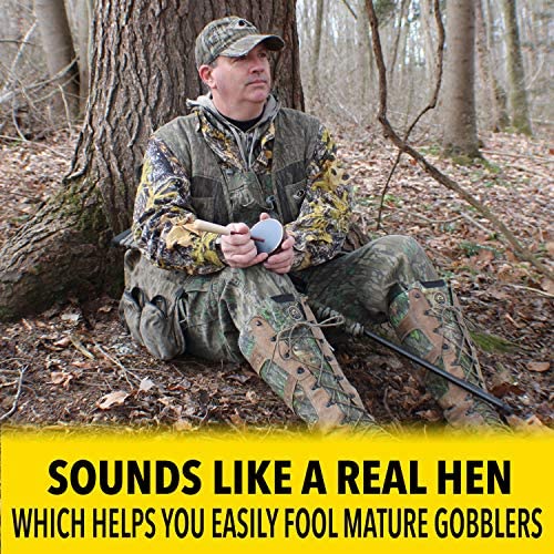 Turkey Pot Calls – Turkey Glass Calls & Slate Calls with Strikers – Realistic Turkey Calls for Hunting and Lures