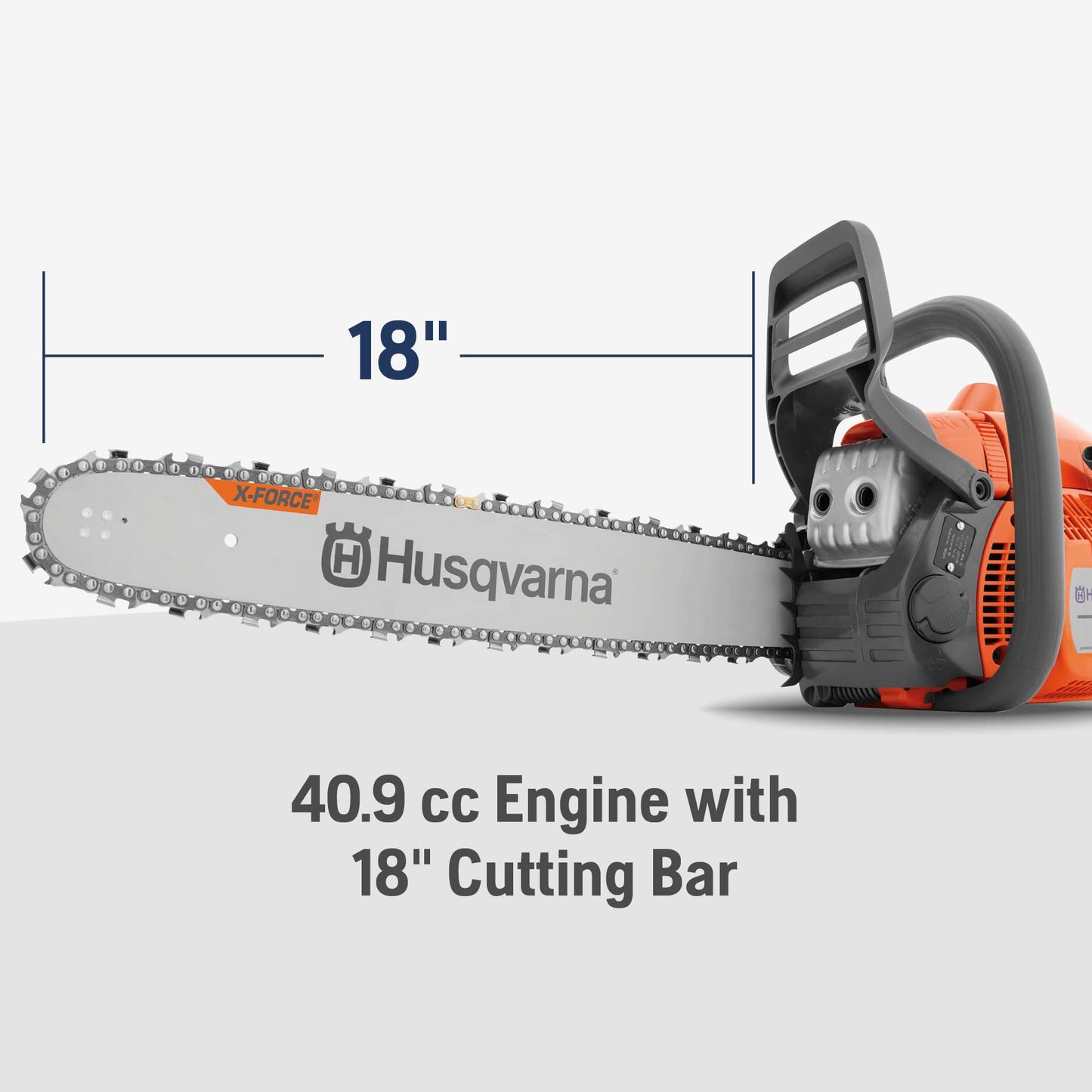 Husqvarna 440 18 inch Gas Chainsaw 40.9-cc 2-cycle
