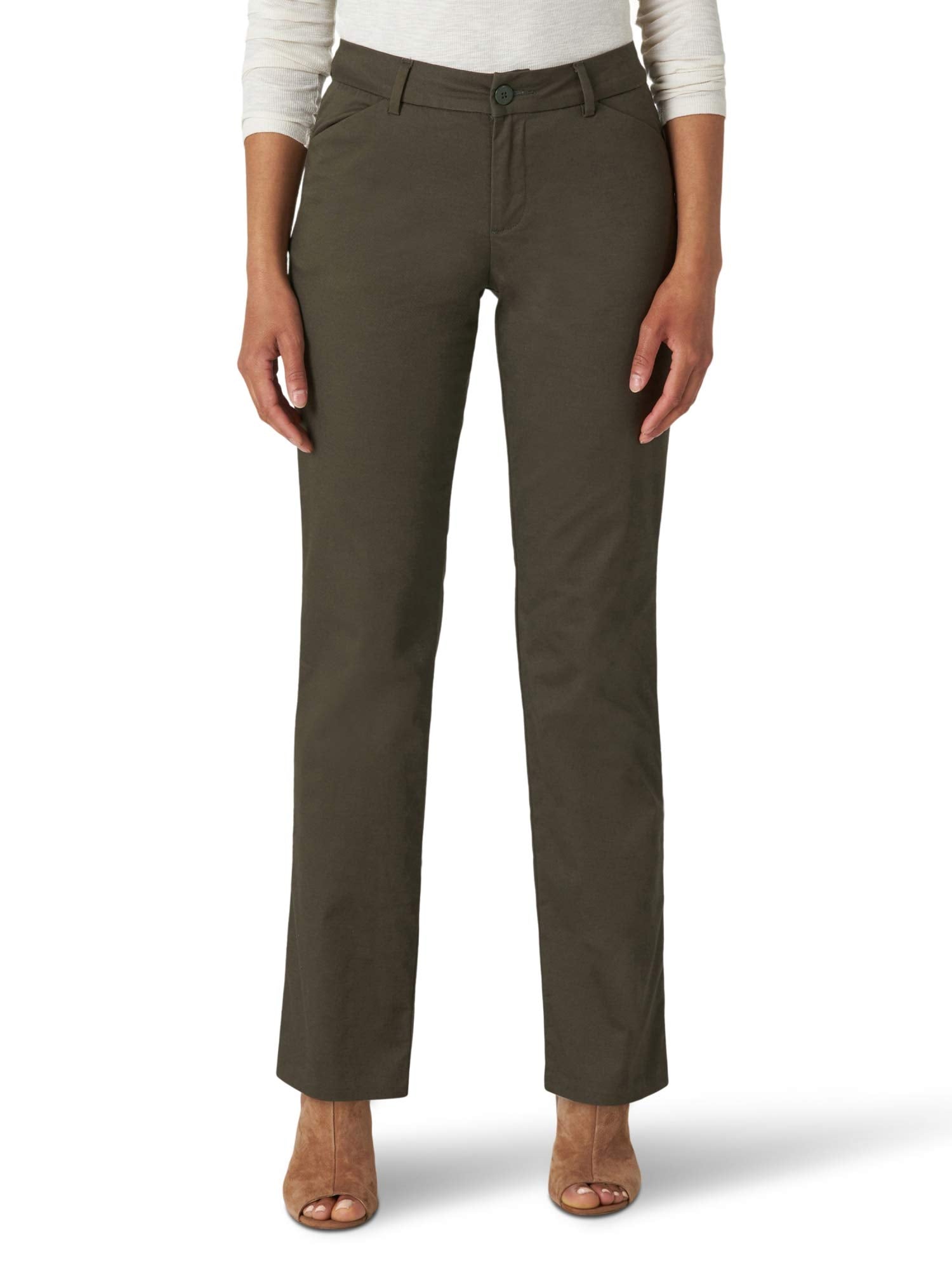Lee Women's Wrinkle Free Relaxed Fit Straight Leg Pant Lee Women's Wrinkle Free Relaxed Fit Straight Leg Pant