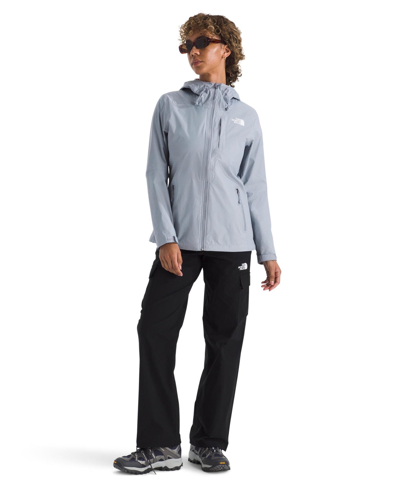 THE NORTH FACE Women's Alta Vista Rain Jacket | 3 Piece Hood With Adjustable Cinch-cord, Waterproof, Breathable
