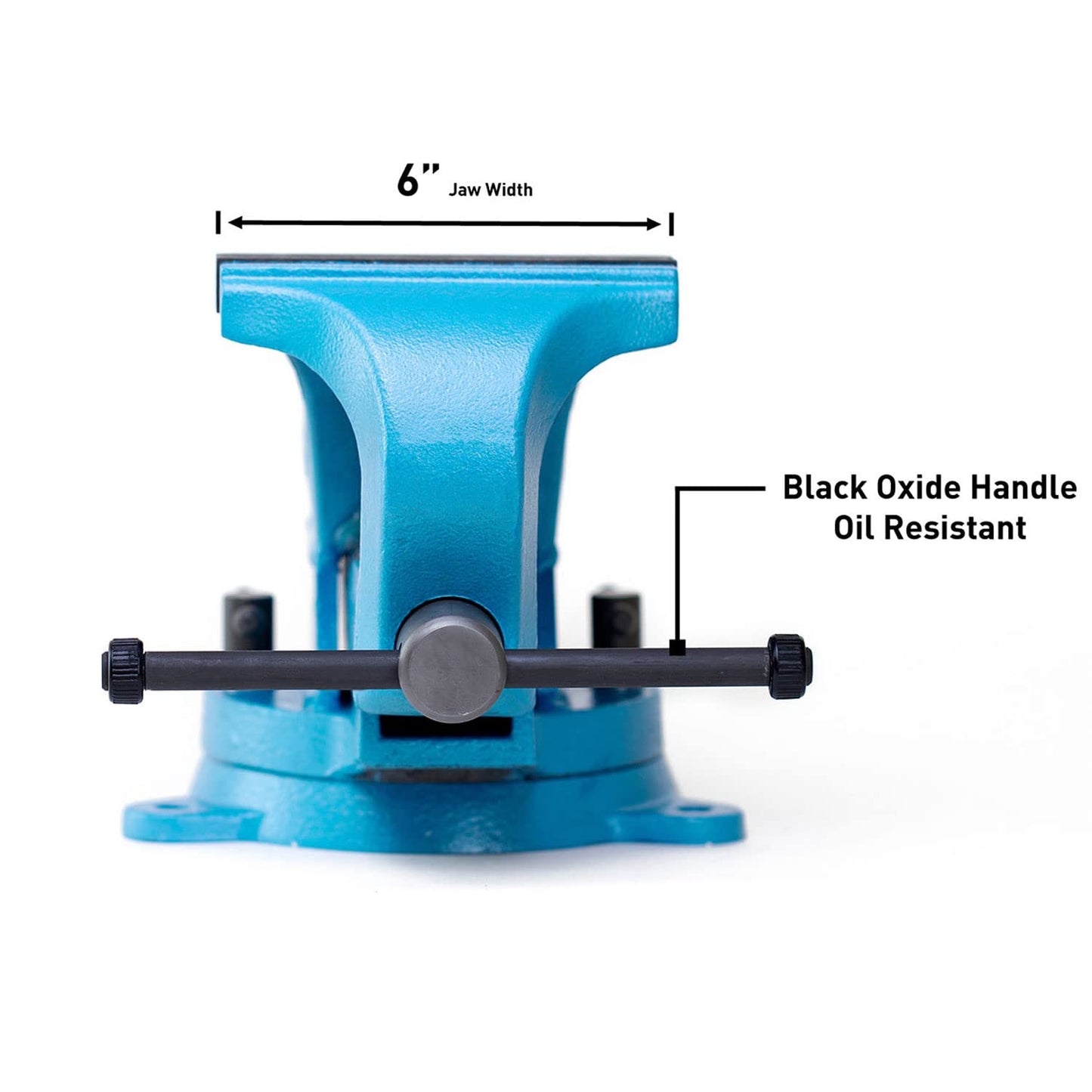 Capri Tools 10516 Ultimate Grip Forged Steel Bench Vise, 6"