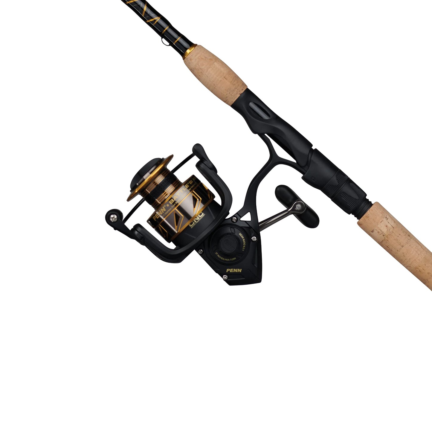 PENN Battle IV Spinning Reel and Fishing Rod Combo